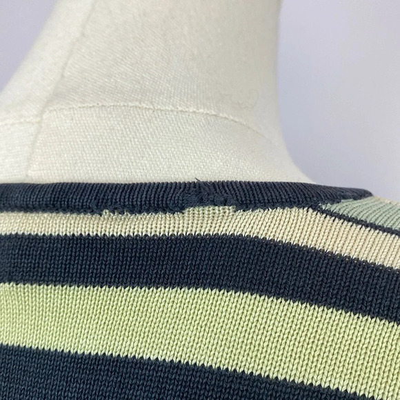 🌸Vintage Kasper 100% silk striped top - Picture 7 of 11